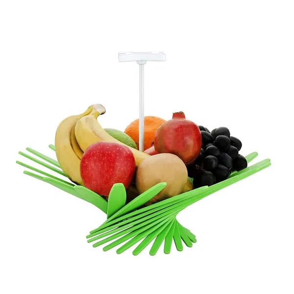 Multi_Purpose_Foldable_Fruit_And_Vegetable_Storage_Net_Bowl_With_Unique_Twisted_Flower_Design_Reusable_And_Decorative_Basket_Holder_Stand_For_Dining_Table