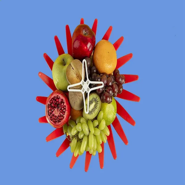 Multi_Purpose_Foldable_Fruit_And_Vegetable_Storage_Net_Bowl_With_Unique_Twisted_Flower_Design_Reusable_And_Decorative_Basket_Holder_Stand_For_Dining_Table