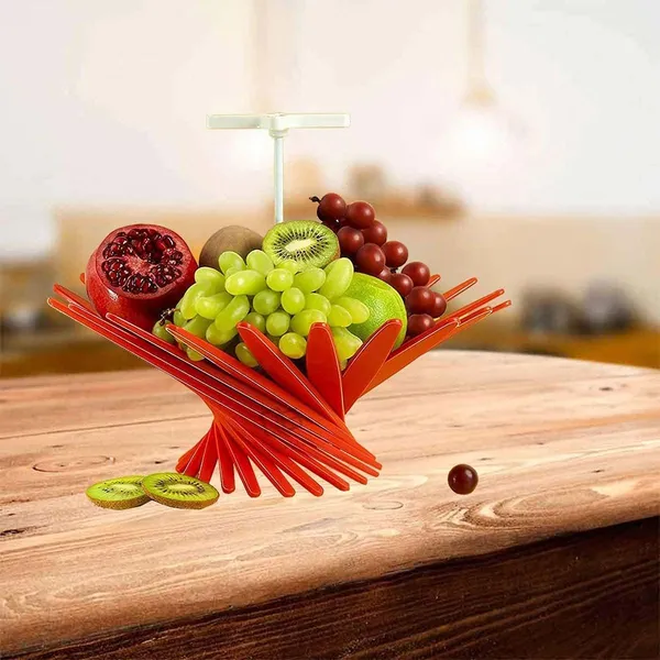 Multi_Purpose_Foldable_Fruit_And_Vegetable_Storage_Net_Bowl_With_Unique_Twisted_Flower_Design_Reusable_And_Decorative_Basket_Holder_Stand_For_Dining_Table