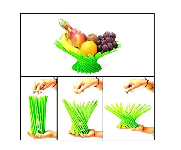 Multi_Purpose_Foldable_Fruit_And_Vegetable_Storage_Net_Bowl_With_Unique_Twisted_Flower_Design_Reusable_And_Decorative_Basket_Holder_Stand_For_Dining_Table