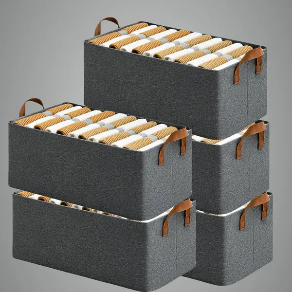 Collapsible_Fabric_Storage_Cubes_With_Handles_Foldable_Storage_Baskets_Large_Capacity_Organizer_Boxes_For_Home