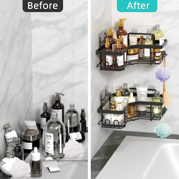 Wall_Mounted_Corner_Shelf_Metal_Self_Adhesive_Space_Saving_Modern_Bathroom_Storage
