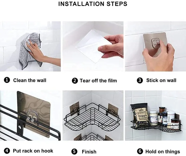 Wall_Mounted_Corner_Shelf_Metal_Self_Adhesive_Space_Saving_Modern_Bathroom_Storage
