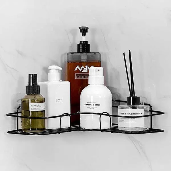 Wall_Mounted_Corner_Shelf_Metal_Self_Adhesive_Space_Saving_Modern_Bathroom_Storage