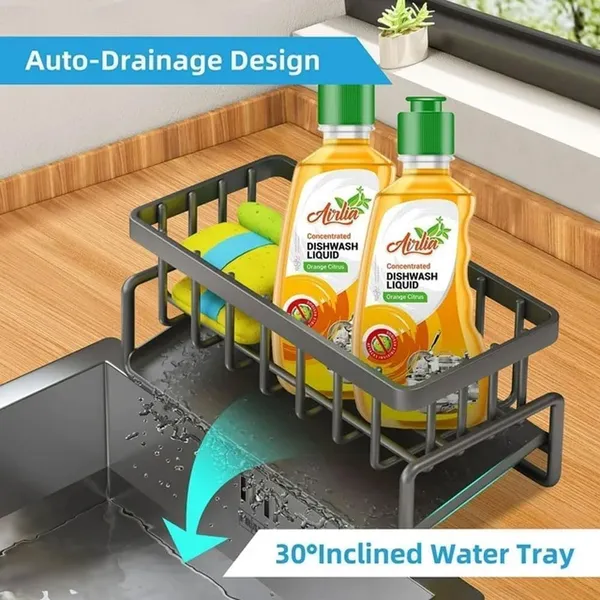 Kitchen_Sink_Sponge_Holder_Wall_Mounted_Organizer_With_Drainage_Rack_Holder_For_Sponge