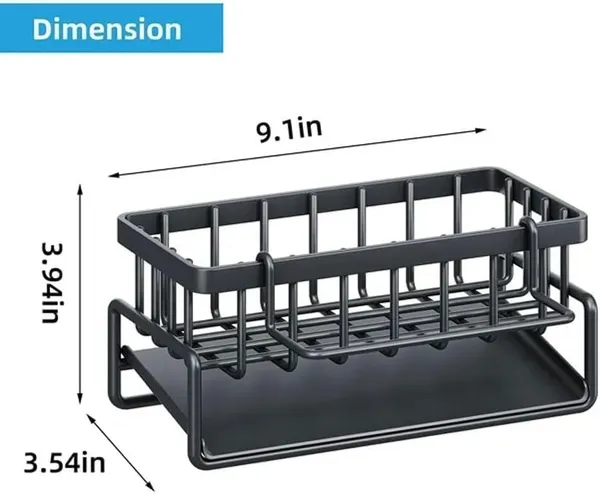 Kitchen_Sink_Sponge_Holder_Wall_Mounted_Organizer_With_Drainage_Rack_Holder_For_Sponge