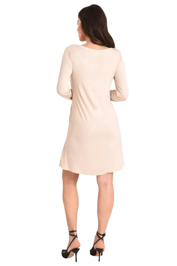 Beige_Long_Sleeve_T-Shirt_Dress_with_Pockets