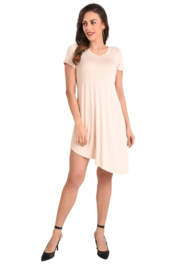 Beige_Summer_Swing_Dress_-_Women_Casual_Dress_with_Pocket