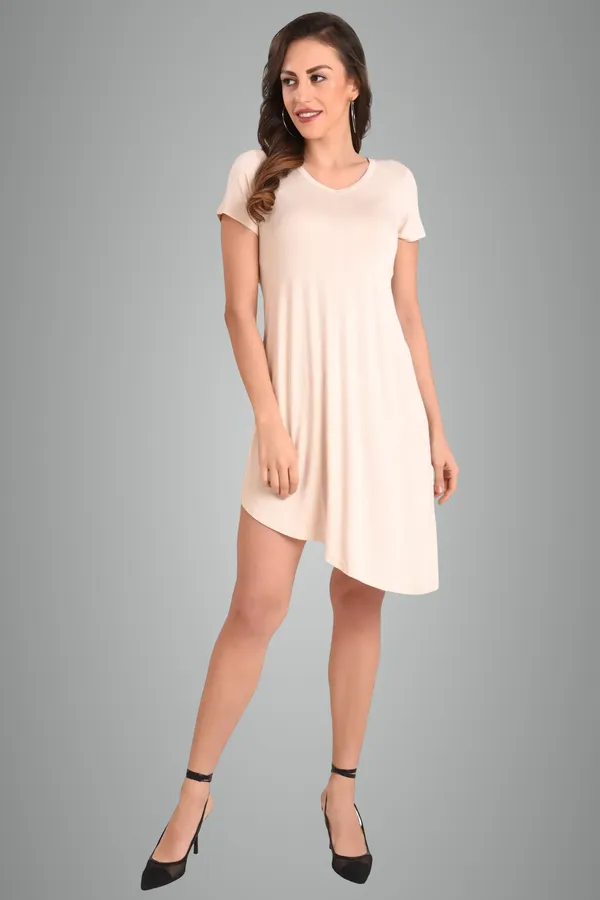 Beige_Summer_Swing_Dress_-_Women_Casual_Dress_with_Pocket