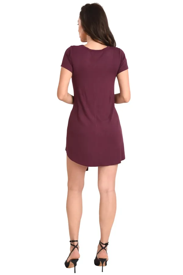Burgundy_Summer_Swing_Dress_-_Women_Casual_Dress_with_Pocket