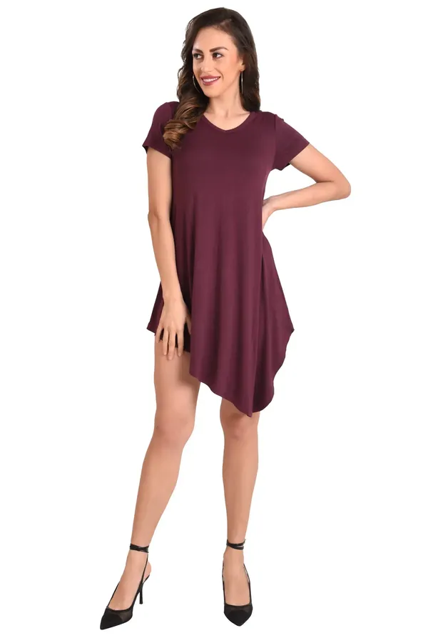 Burgundy_Summer_Swing_Dress_-_Women_Casual_Dress_with_Pocket