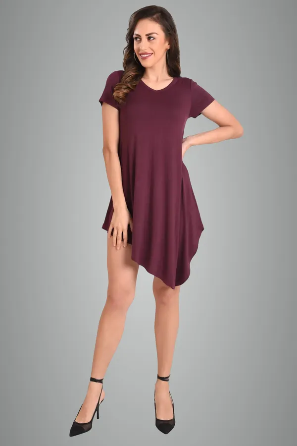 Burgundy_Summer_Swing_Dress_-_Women_Casual_Dress_with_Pocket