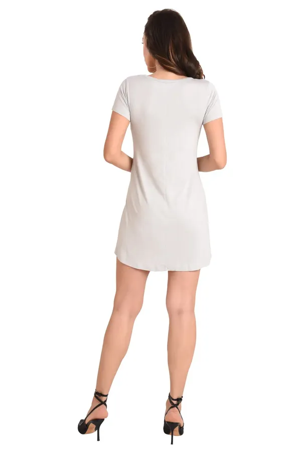 Grey_Summer_Swing_Dress_-_Women_Casual_Dress_with_Pocket