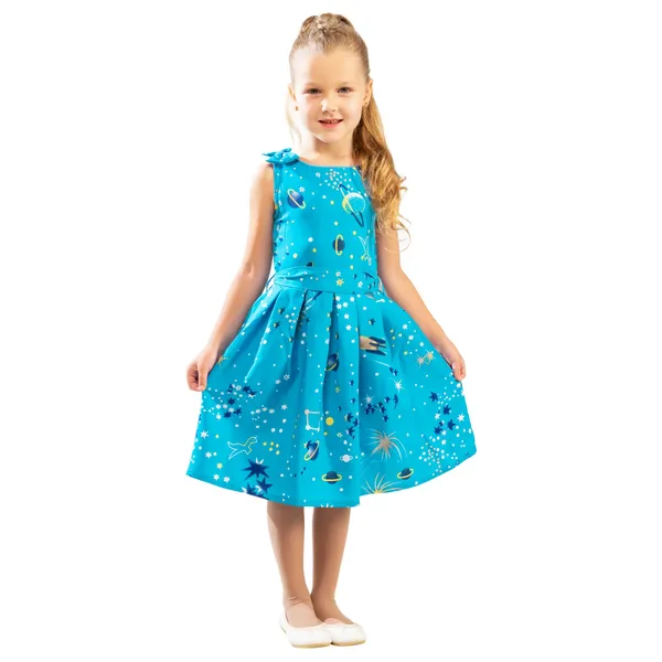 Blue_Baby_Girls_Casual_Dress_Shoulder_Bow_Kids_Summer_Party_Sleeveless_Dresses
