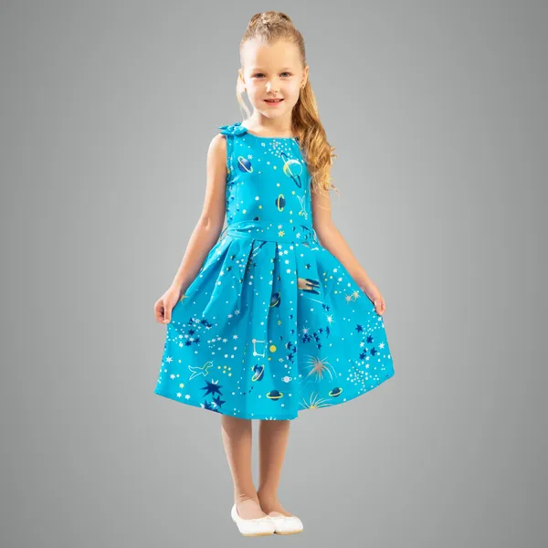Blue_Baby_Girls_Casual_Dress_Shoulder_Bow_Kids_Summer_Party_Sleeveless_Dresses