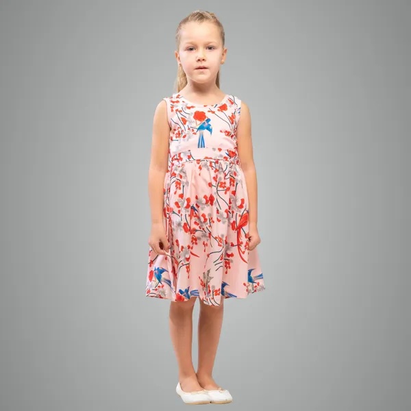 Pink_Baby_Girls_Casual_Dress_Kids_Summer_Party_Sleeveless_Dresses