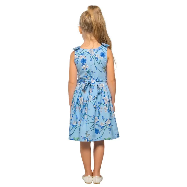 Blue_Baby_Girls_Casual_Dress_Shoulder_Bow_Kids_Summer_Party_Sleeveless_Dresses