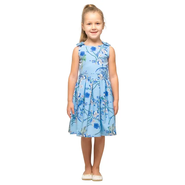 Blue_Baby_Girls_Casual_Dress_Shoulder_Bow_Kids_Summer_Party_Sleeveless_Dresses