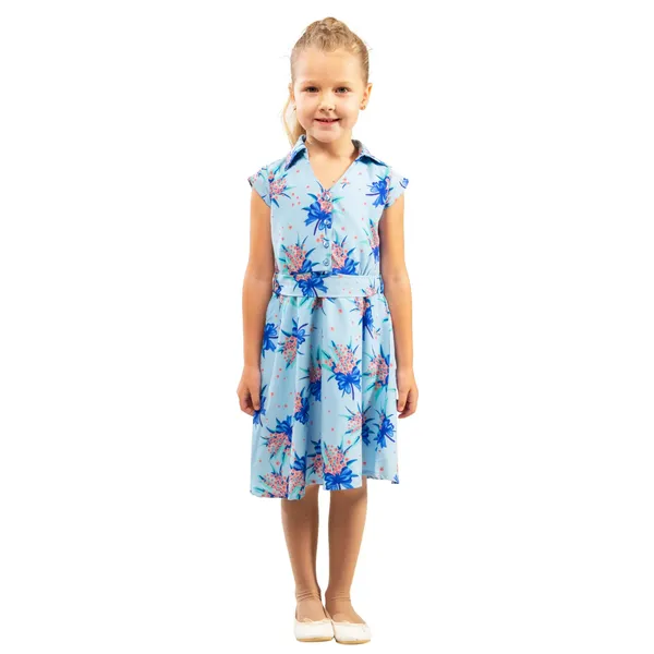 Blue_Baby_Girls_Casual_Dress_V_Neck_Kids_Summer_Party_Sleeveless_Dresses