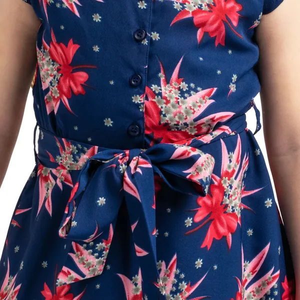 Navy_Baby_Girls_Casual_Dress_V_Neck_Kids_Summer_Party_Cap_Sleeves_Dresses
