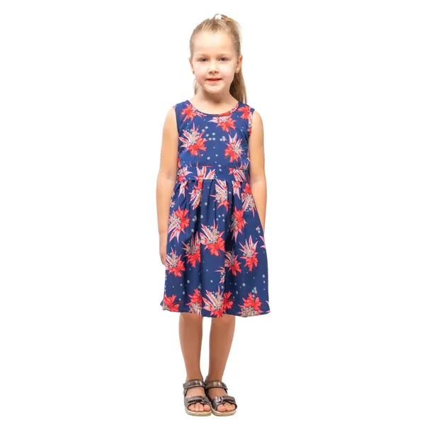 Navy_Baby_Girls_Casual_Dress__Kids_Summer_Party_Sleeveless_Dresses