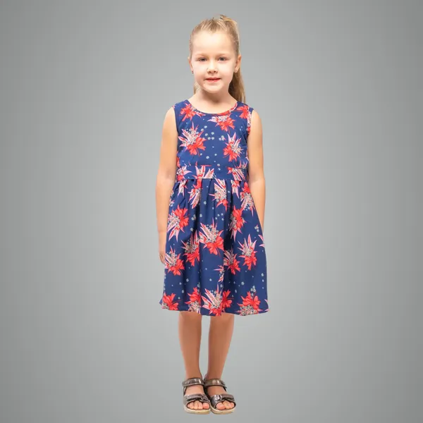 Navy_Baby_Girls_Casual_Dress__Kids_Summer_Party_Sleeveless_Dresses