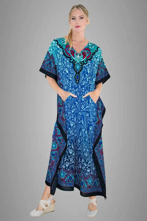 Elegant_Blue_Kaftan_Dresses_for_Women_-_Ideal_for_Loungewear_&_Swimwear_Modern_Caftans_Long_Dresses