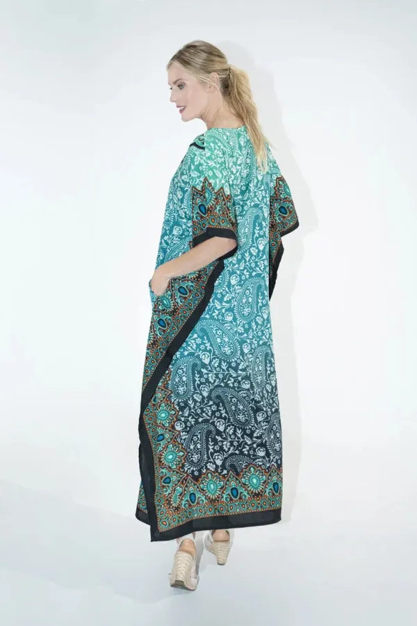 Elegant_Teal_Kaftan_Dresses_for_Women_-_Ideal_for_Loungewear_&_Swimwear_Modern_Caftans_Long_Dresses