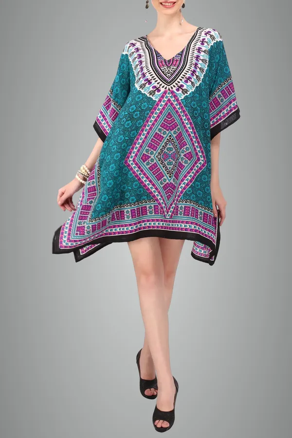 ElegantTeal_Kaftan_Dresses_for_Women_-_Ideal_for_Loungewear_&_Swimwear_Modern_Caftans_Long_Dresses