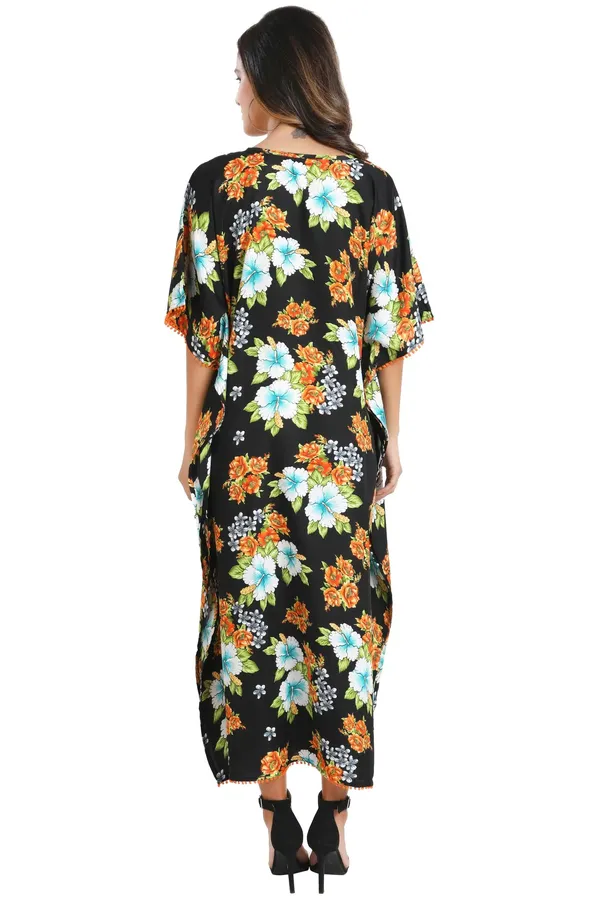 Elegant_Black_Kaftan_Dresses_for_Women_-_Ideal_for_Loungewear_&_Swimwear_Modern_Caftans_Long_Dresses_|_100%_Polyester