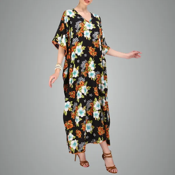 Elegant_Black_Kaftan_Dresses_for_Women_-_Ideal_for_Loungewear_&_Swimwear_Modern_Caftans_Long_Dresses_|_100%_Polyester
