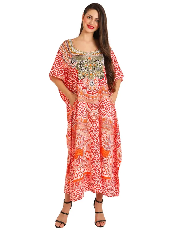 Elegant_Red_Kaftan_Dresses_for_Women_-_Ideal_for_Loungewear_&_Swimwear_Modern_Caftans_Long_Dresses