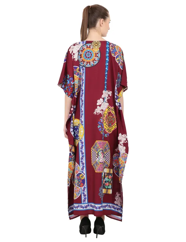 Elegant_Maroon_Kaftan_Dresses_for_Women_-_Ideal_for_Loungewear_&_Swimwear_Modern_Caftans_Long_Dresses