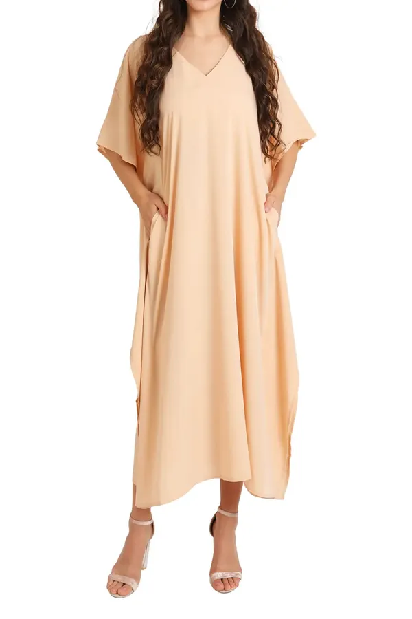 Elegant_Beige_Kaftan_Dresses_for_Women_-_Ideal_for_Loungewear_&_Swimwear_Modern_Caftans_Long_Dresses