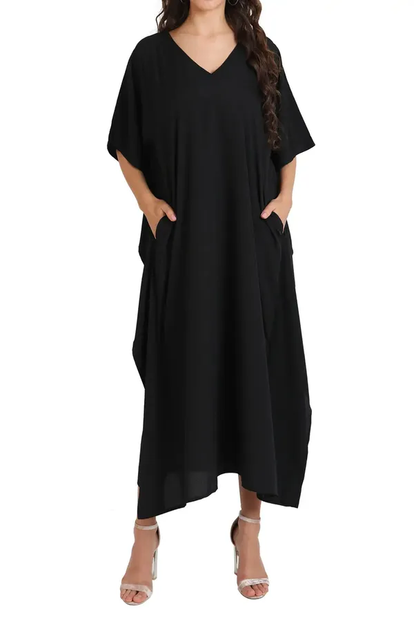Elegant_Black_Kaftan_Dresses_for_Women_-_Ideal_for_Loungewear_&_Swimwear_Modern_Caftans_Long_Dresses