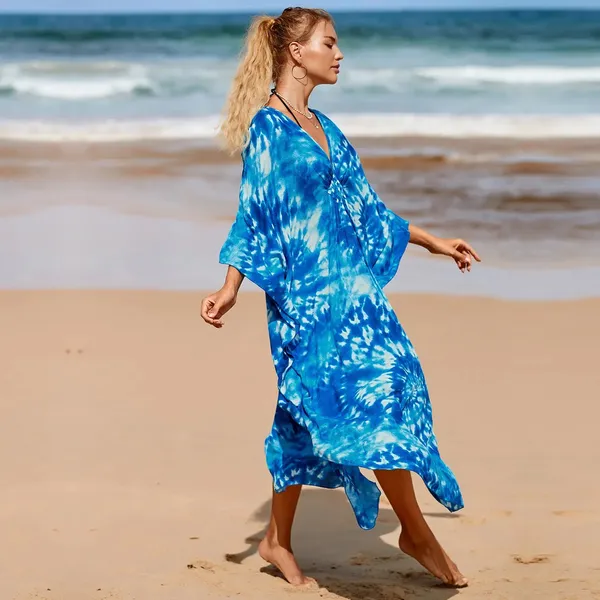 Elegant_Blue_Kaftan_Dresses_for_Women_-_Ideal_for_Loungewear_&_Swimwear_Modern_Caftans_Long_Dresses
