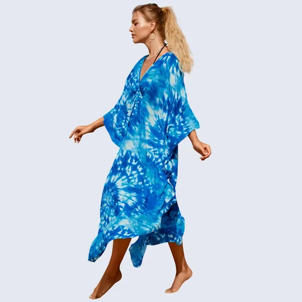 Elegant_Blue_Kaftan_Dresses_for_Women_-_Ideal_for_Loungewear_&_Swimwear_Modern_Caftans_Long_Dresses