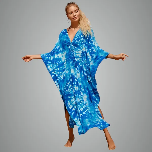 Elegant_Blue_Kaftan_Dresses_for_Women_-_Ideal_for_Loungewear_&_Swimwear_Modern_Caftans_Long_Dresses