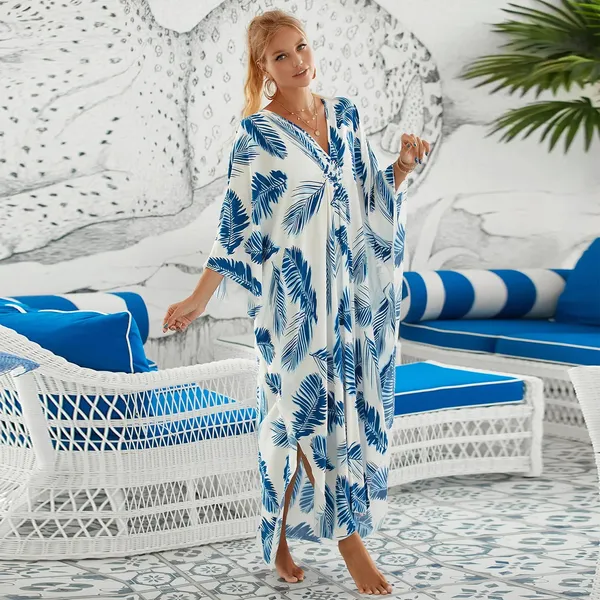 Elegant_Blue_Kaftan_Dresses_for_Women_-_Ideal_for_Loungewear_&_Swimwear_Modern_Caftans_Long_Dresses