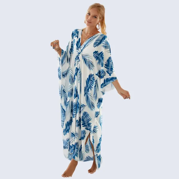 Elegant_Blue_Kaftan_Dresses_for_Women_-_Ideal_for_Loungewear_&_Swimwear_Modern_Caftans_Long_Dresses