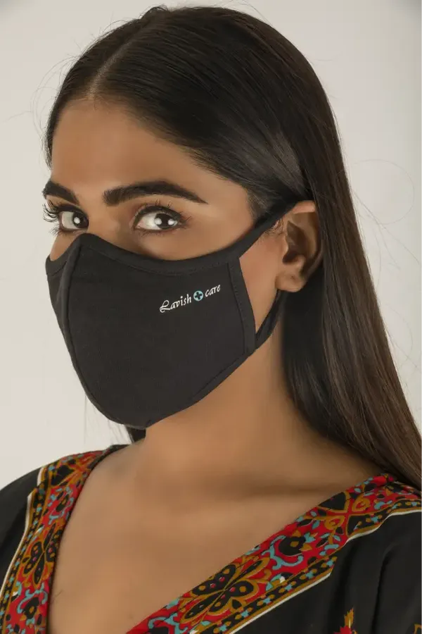 Black_95%_Cotton_&_5%_Spandex_Mask_For_Women