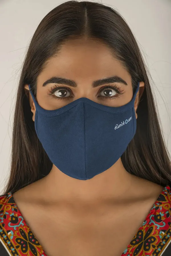 Blue_95%_Cotton_&_5%_Spandex_Mask_For_Women