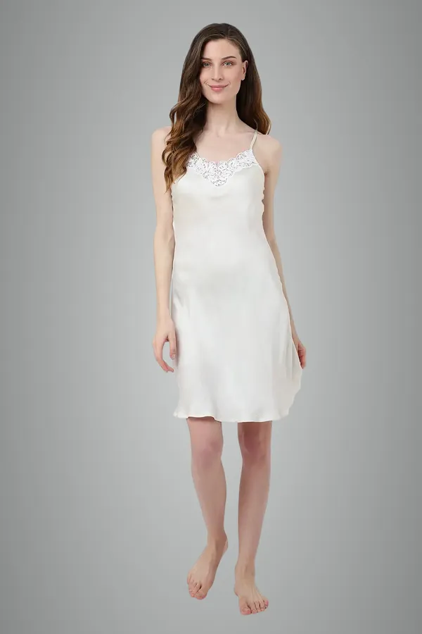 Nightdress_for_Women_–_Nightgowns_&_Sleepshirts_for_Women_Soft_Rayon_–__Sleeveless_Sleepwear_-_V_Neck_Pullover_Short_Nightgowns,_Ecru