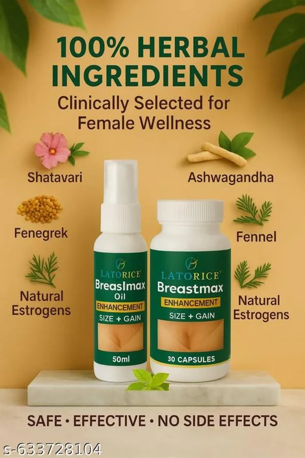 Breasts_Max_Enhancement_Combo_–_Herbal_Breast_Enlargement_Capsule_&_Oil_|_Size_+_Gain_|_Firmness_&_Shape_Enhancer_For_Women