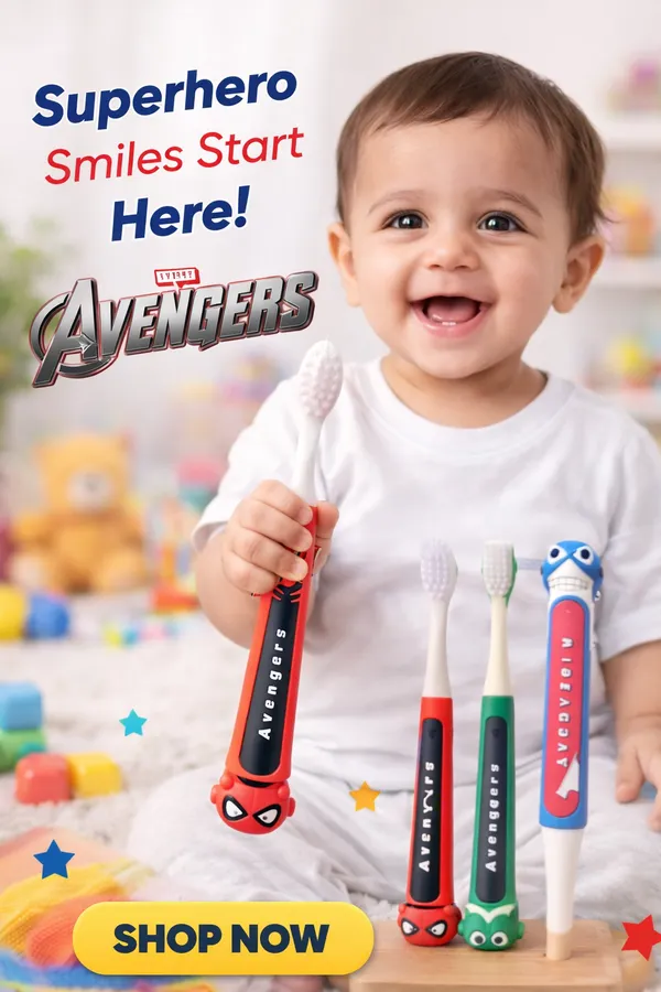 Bunnies_Kids_Toothbrush_Cartoon_Design_(_pack_of_1_),_Ultra_Soft_Manual_Toothbrush_for_Toddlers_and_Children_3-12_Years,_Extra_Microfiber_Bristles_for_Gentle_Cleaning,_Boys_and_Girls_Toothbrush_with_Non-Slip_Comfortable_Handle_(hulk)