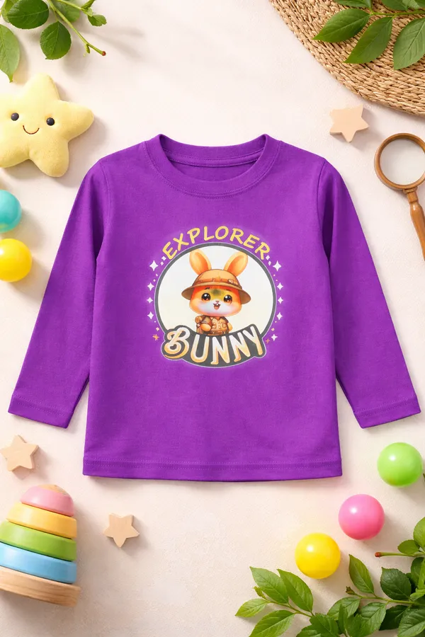 BUNNIES_Baby_Explorer_tshirt_soft_cotton_tshirt_for_baby_