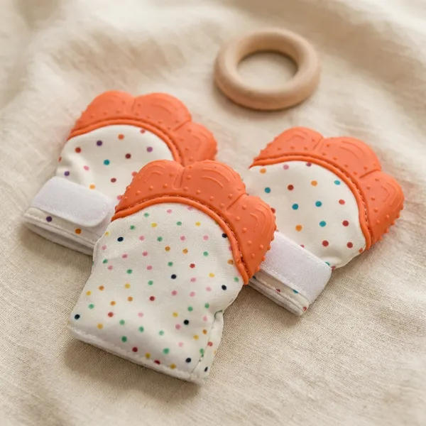 Silicone_Fruit_Teether_For_Baby_|_Fruit_Shape_Soft_Teething_Chew_Toys_For_Newborn_Babies_+_Silicone_Baby_Soft_Teething_Mitten_Teether_Glove_(1_Fruit_+_3_Mitten)|Teether_For_3_To_6_Months_Baby|Teething_Pain_Relief_Toy_Glove|Natural_Remedy_For_Infants