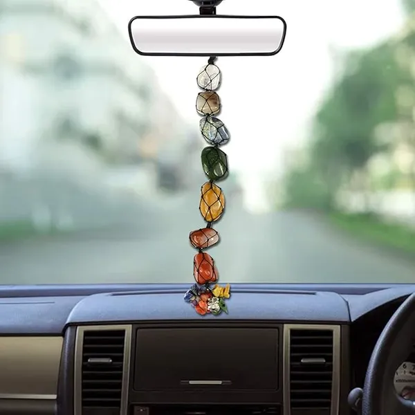7_Chakra_Reiki_Crystal_Wall_&_Car_Hanging_|_Tumbled_Stone_Decor_for_Healing,_Good_Luck_&_Positive_Energy_|_Home,_Office,_or_Door_Hanging_|_20_cm