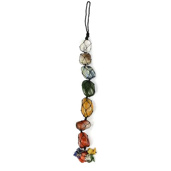 7_Chakra_Reiki_Crystal_Wall_&_Car_Hanging_|_Tumbled_Stone_Decor_for_Healing,_Good_Luck_&_Positive_Energy_|_Home,_Office,_or_Door_Hanging_|_20_cm