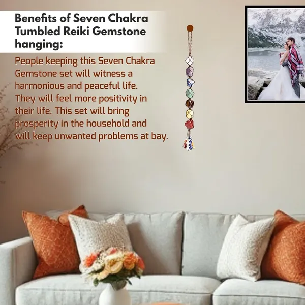 7_Chakra_Reiki_Crystal_Wall_&_Car_Hanging_|_Tumbled_Stone_Decor_for_Healing,_Good_Luck_&_Positive_Energy_|_Home,_Office,_or_Door_Hanging_|_20_cm